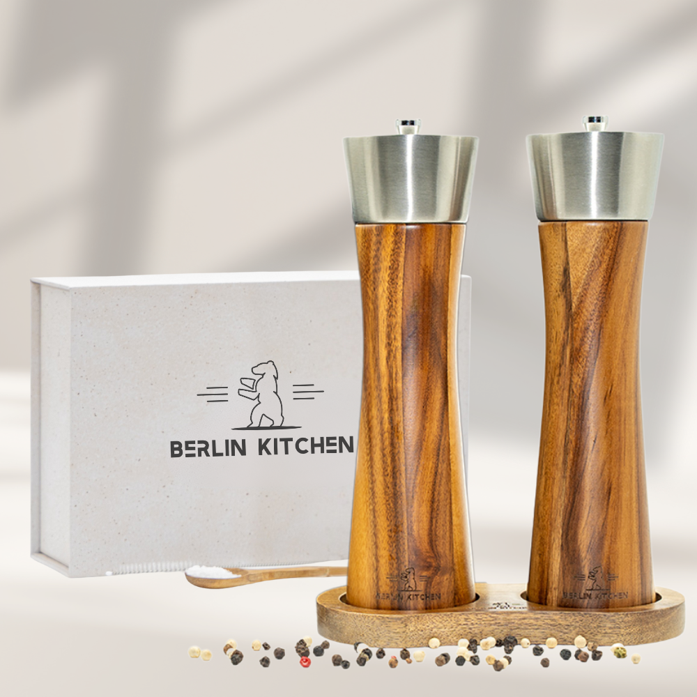 Salt'n Pepper Passion Salz- und Pfeffermühlen Set mit GRATIS Dosierlöffel